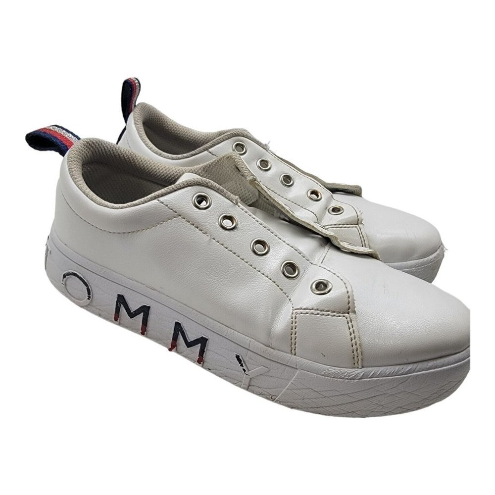 Tommy Hilfiger Shoes Girls Size 3.5 White Eva Platform Sneakers